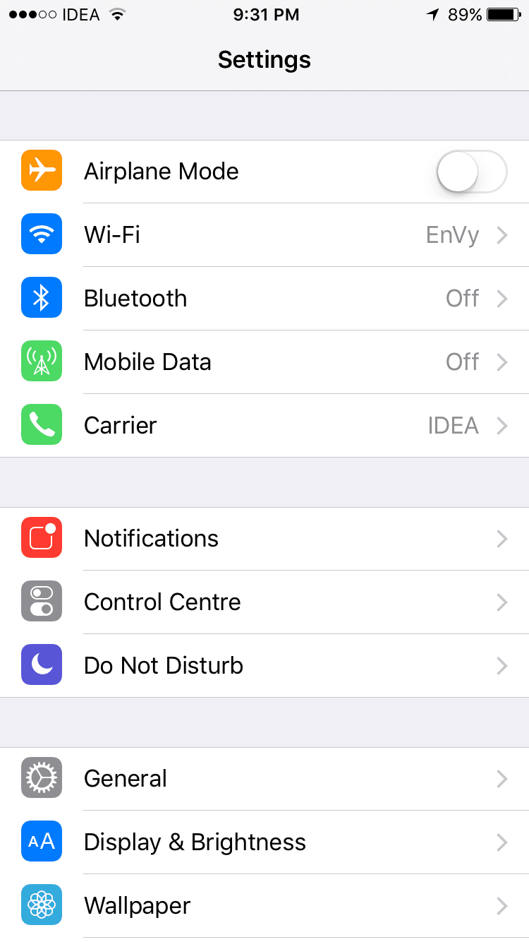 Personal Hotspot missing iPhone