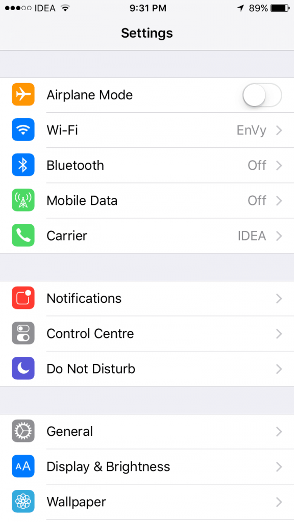 Personal Hotspot missing on iPhone 6s - Grepitout