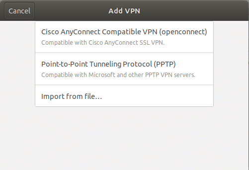 Configure VPN