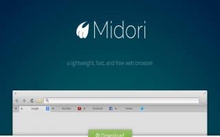 Midori web browser не работает на виндовс